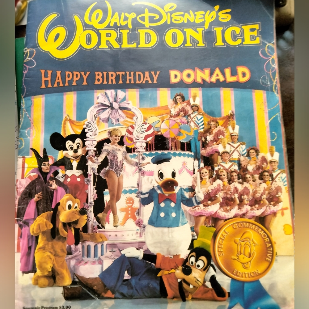 Walt Disney World on Ice Anniversary Special Comm. Edition Happy Birthday Donald